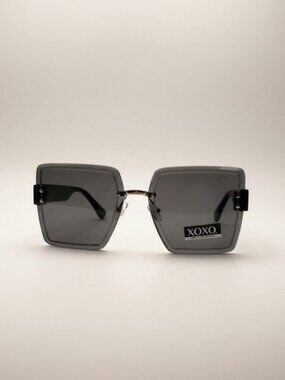 XOXO Square Oversized Black Sunglasses NWT